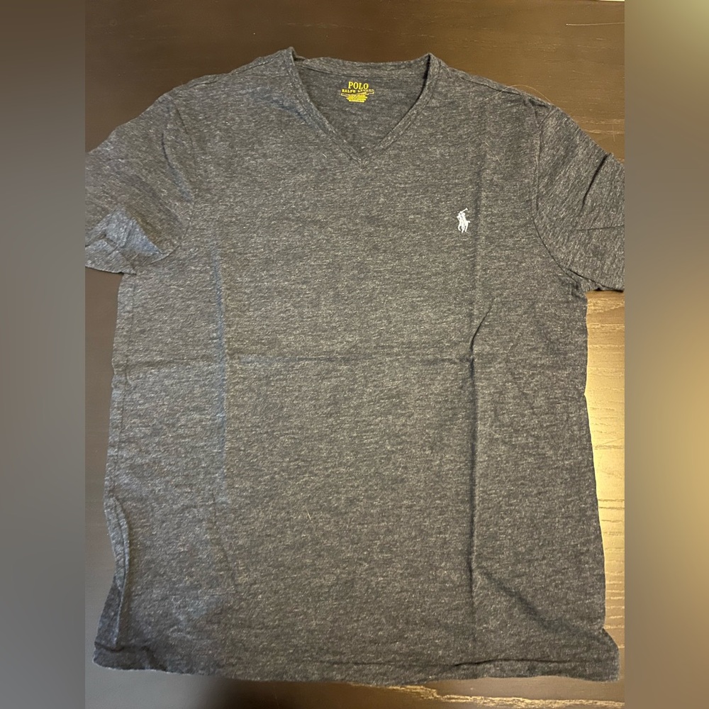Grey Polo V Neck
